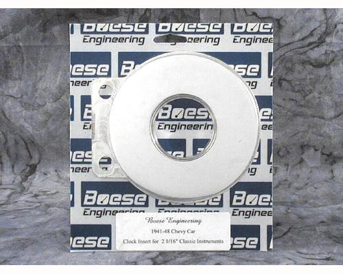 Boese Engineering 1941-1948 Chevy Car Billet Aluminum Clock Insert