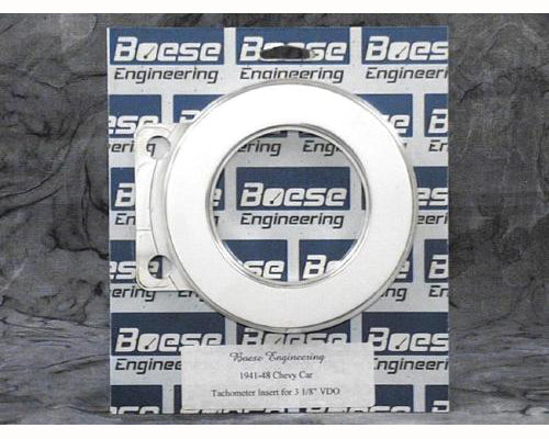 Boese Engineering 1941-1948 Chevy Car Billet Aluminum Tachometer Insert