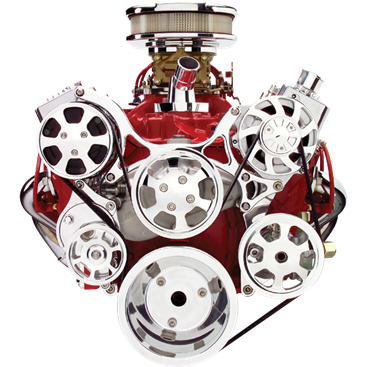 Billet Specialties Tru Trac Serpentine System - Small Block Chevy