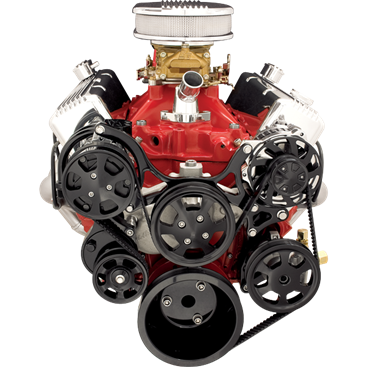 Billet Specialties Tru Trac Serpentine System - Small Block Chevy