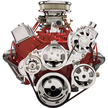Billet Specialties Tru Trac Serpentine System - Small Block Chevy