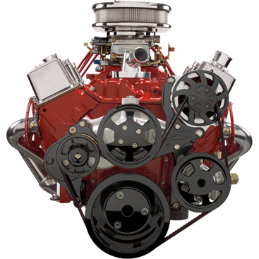 Billet Specialties Tru Trac Serpentine System - Small Block Chevy