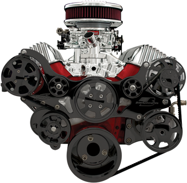 Billet Specialties Tru Trac Serpentine System - 348/409 Chevy