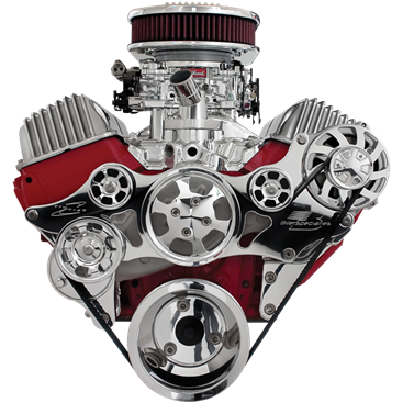 Billet Specialties Tru Trac Serpentine System - 348/409 Chevy