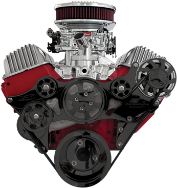 Billet Specialties Tru Trac Serpentine System - 348/409 Chevy