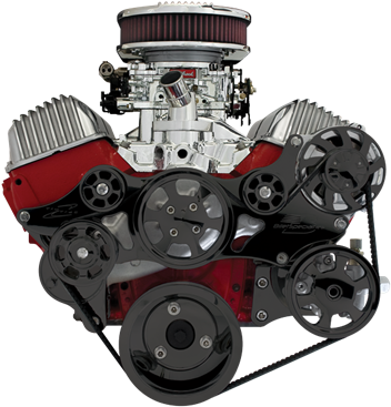 Billet Specialties Tru Trac Serpentine System - 348/409 Chevy
