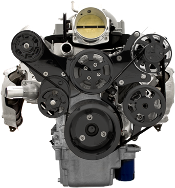 Billet Specialties Tru Trac Serpentine System - LS (Top Mount)
