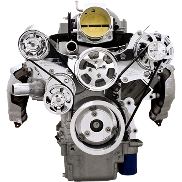 Billet Specialties Tru Trac Serpentine System - LS (Top Mount)