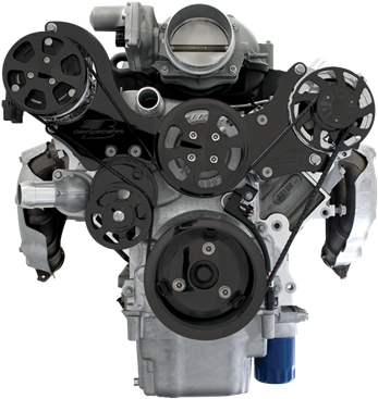 Billet Specialties Tru Trac Serpentine System - LS7 (Top Mount)