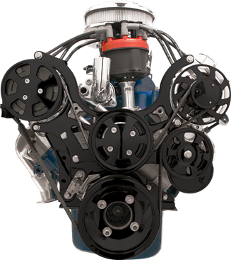 Billet Specialties Tru Trac Serpentine System - Small Block Ford