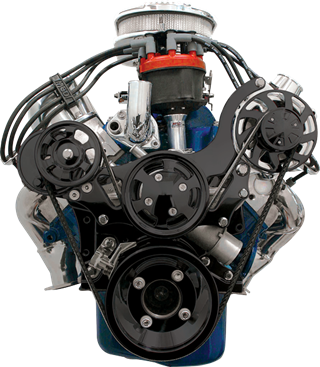 Billet Specialties Tru Trac Serpentine System - Small Block Ford