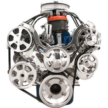 Billet Specialties Premium Tru Trac Serpentine System - Small Block Ford
