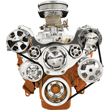 Billet Specialties Tru Trac Serpentine System - Small Block Chrysler