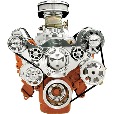 Billet Specialties Tru Trac Serpentine System - Small Block Chrysler
