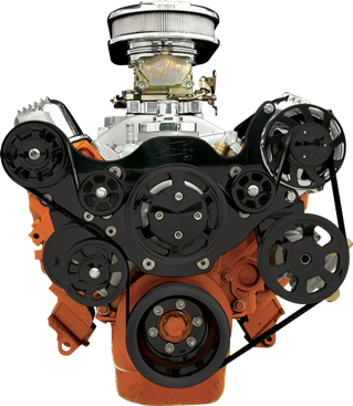 Billet Specialties Tru Trac Serpentine System - Small Block Chrysler