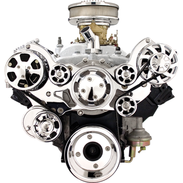 Billet Specialties Tru Trac Serpentine System - Pontiac