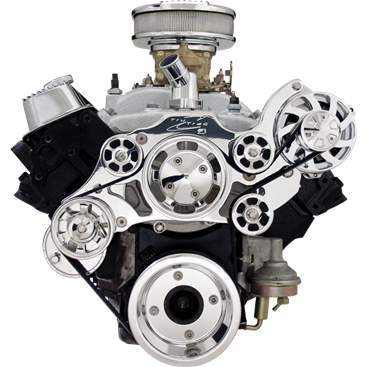 Billet Specialties Tru Trac Serpentine System - Pontiac
