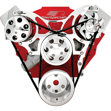 Billet Specialties V-Trac Pulley System - Big Block Chevy