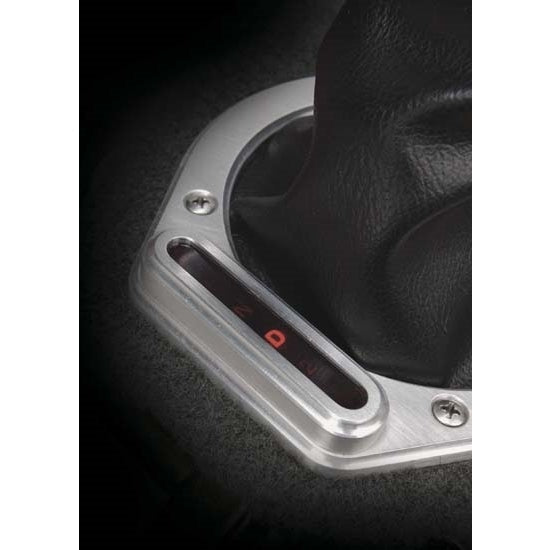 Lokar Billet Aluminum Round LED Boot Gear Shift Indicator & Sensor Kit- GM 4L60E/4L80E (Long Selector Shaft)