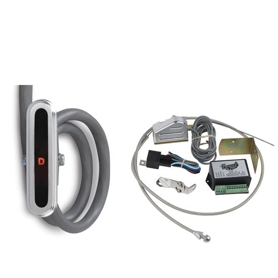 Lokar Billet Aluminum LED Dash Gear Shift Indicator & Sensor Kit- GM TH350/TH400