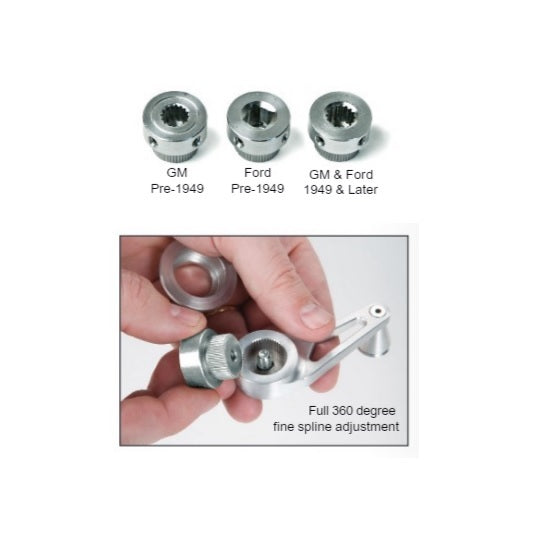 Lokar Billet Aluminum Vent Window Cranks- GM Pre-1949, GM & Ford 1949 and Later, Ford Pre-1949