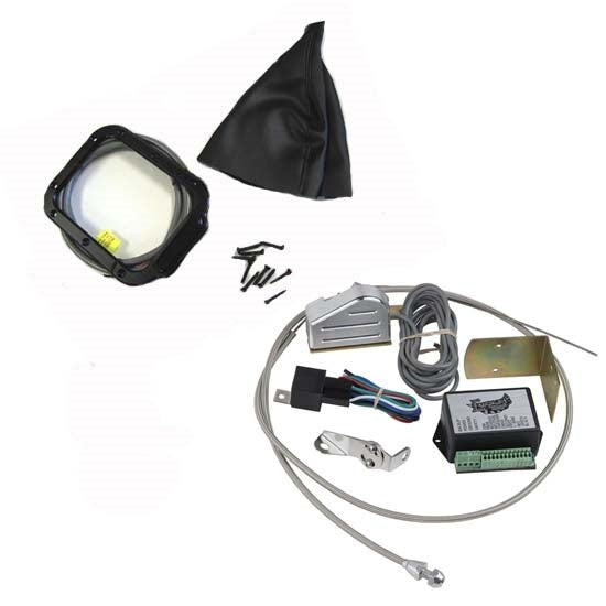Lokar Billet Aluminum Rectangular LED Boot Gear Shift Indicator & Sensor Kit- GM TH350/Th400