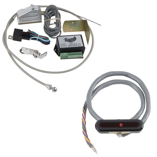 Lokar Billet Aluminum LED Dash Gear Shift Indicator & Sensor Kit- GM TH350/TH400