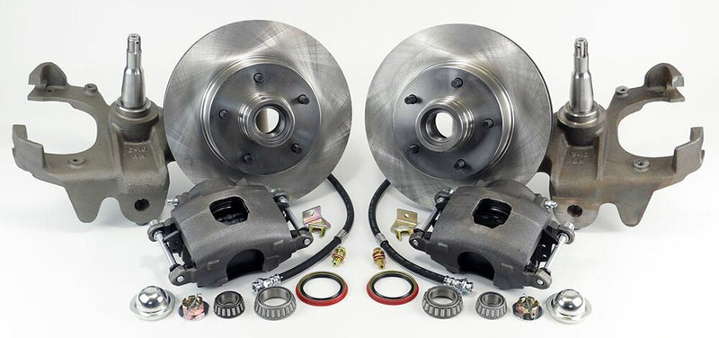 1960-62 CHEVROLET & GMC 1/2 TON P/UP - 5 LUG 2WD Legend Series Front Disc Brake Kit Front Wheel Kit