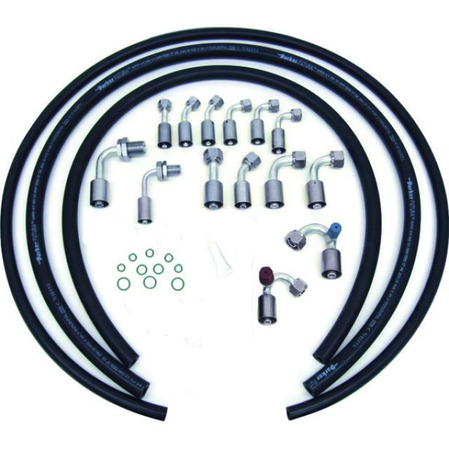 Vintage Air Beadlock 14-Fitting Extended Length Refrigerant Hose Kit