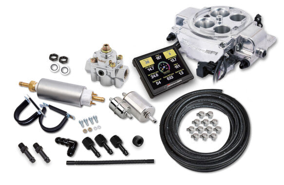 Holley Sniper EFI Quadrajet 4BBL Throttle Body Master Kit 500HP