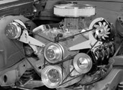 Alan Grove Compnents Big Block Chevy Alternator & Power Steering Bracket, Short Water Pump, Driver Side, 1964-68 Chevelle 601L