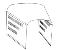 Rootlieb Ford 1933-34 Pickup 3 Pc Hoods for 1933-34 Pickup Pair 3 Row Sides Only