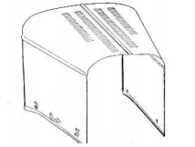 Rootlieb Ford 1933-34 4 Pc Pickup Hoods for 1933-34 Pickup Pair 2 Row Tops Only