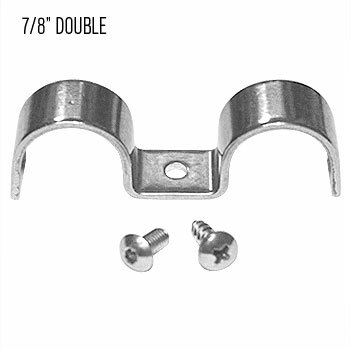 Kugel Komponents Double Clamp 7/8 Inch x 7/8 Inch Doubles - 4 Pack