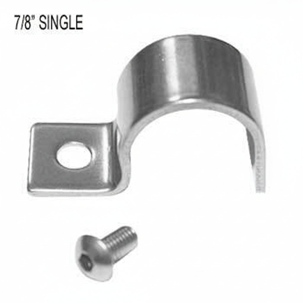 Kugel Komponents Single Line Clamps for 7/8 Inch Line - 8 Pack