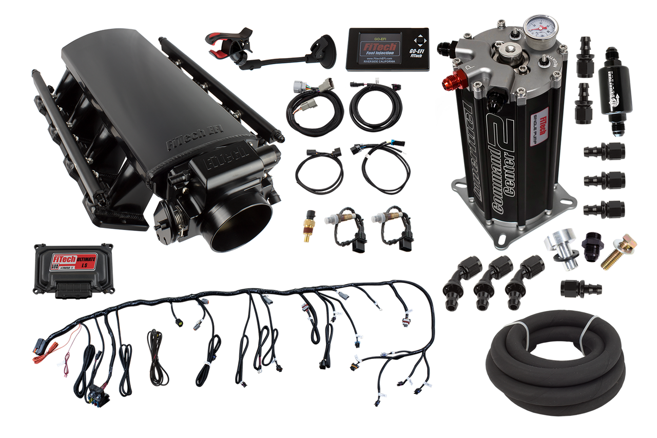 FiTech Ultimate LS1/LS2/LS6 500HP w/ Trans Control + Command Center 2 Master Kit