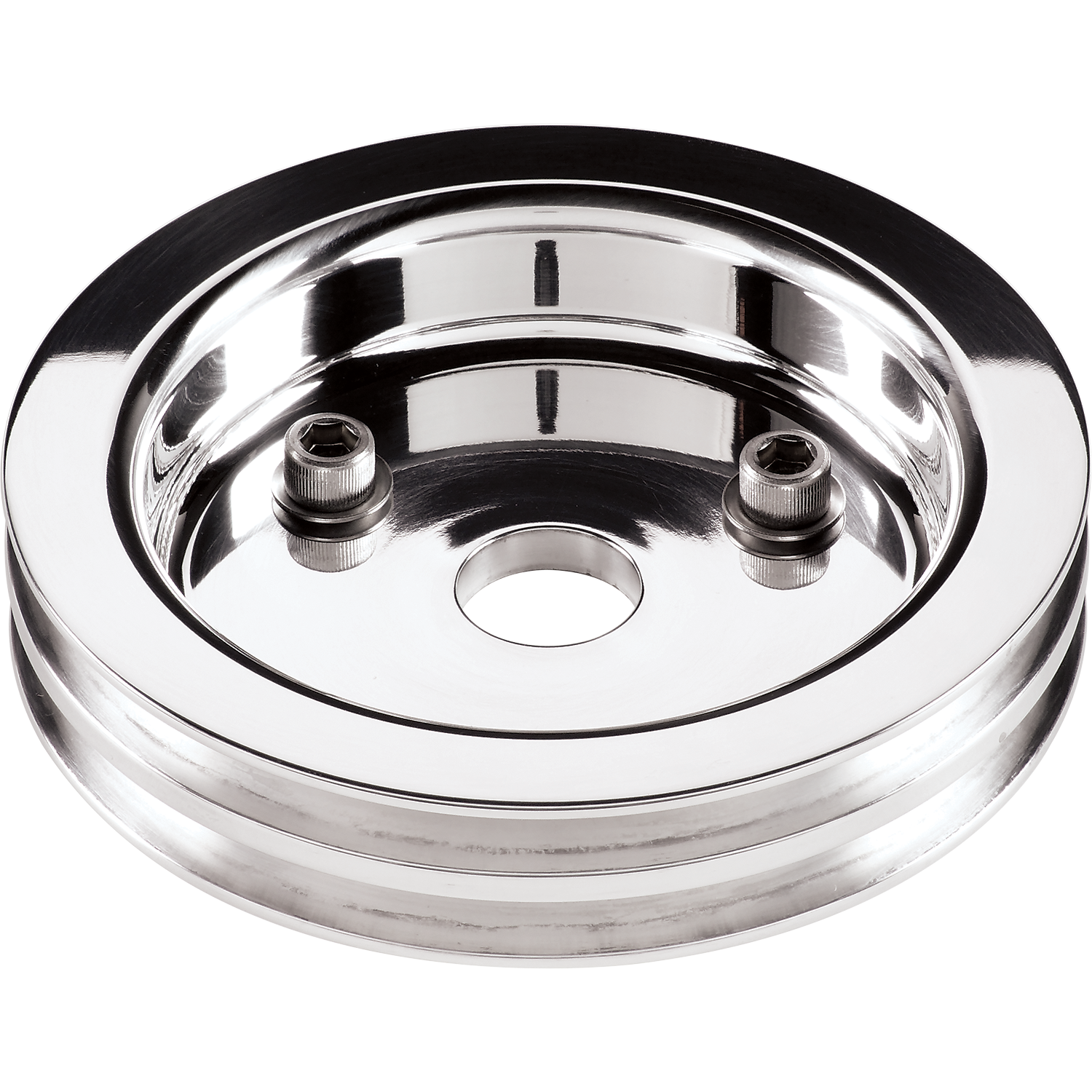Billet Aluminum Big Block Chevy V-Groove Crankshaft Pulley 6-7/16" Diameter