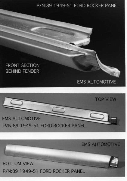 Ford Rocker Panel 1949-51 Ford Rocker Panel Kit Hot Rod Hardware