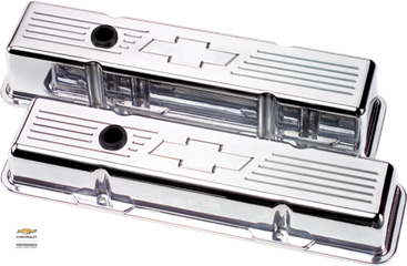 Billet Aluminum Small Block Chevy "Bowtie" Style Valve Cleaner, (Pair)