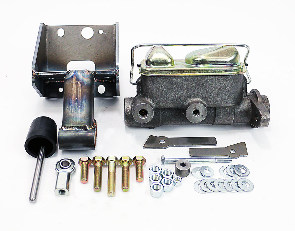 1940-54 Chevy Passenger Car (w/OE Manual Trans) Dual Reservoir Master Cylinder Conversion Kit