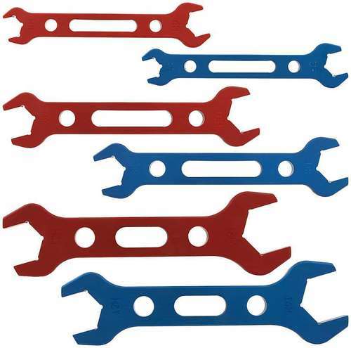 Double Ended Aluminum AN Fitting Wrench Set