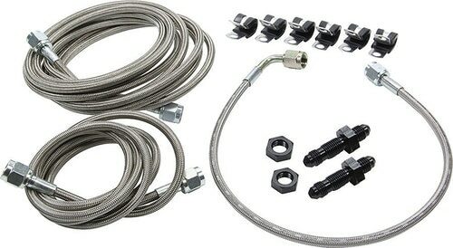 Front End Brake Line Kit For Dirt Modifieds w/ OEM Calipers