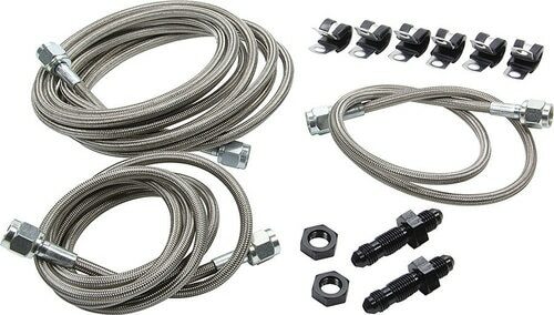 Front End Brake Line Kit For Dirt Modifieds w/ Aftermarket Calipers