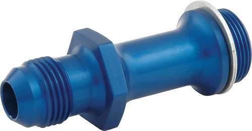 Aluminum Carburetor Fitting 7/8"-20 To Male -8 For Holley, Blue