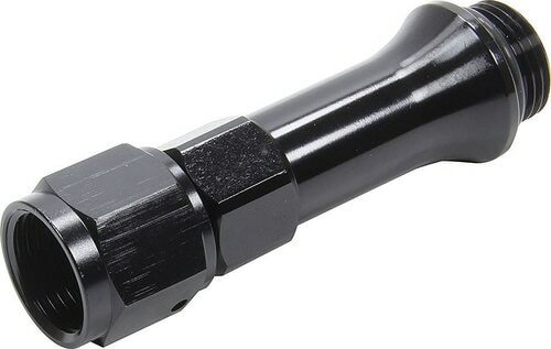 Aluminum Carburetor Fitting 3/4"-16 to -8 ORB for Holley Ultra HP, Black