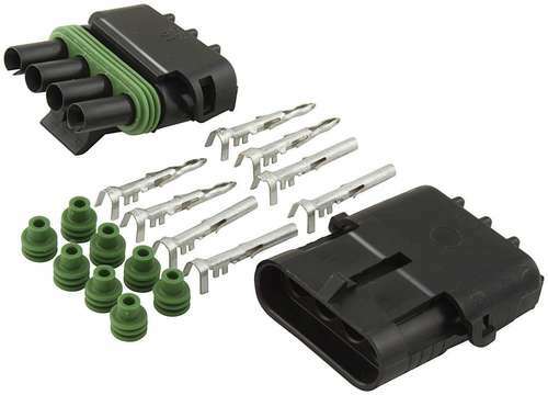 Weather Pack Connector Kit 4-Pin Flat