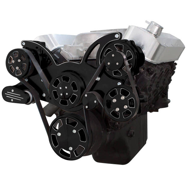 Big Block Chevy 396, 427, and 454 All Inclusive Wraptor Serpentine System