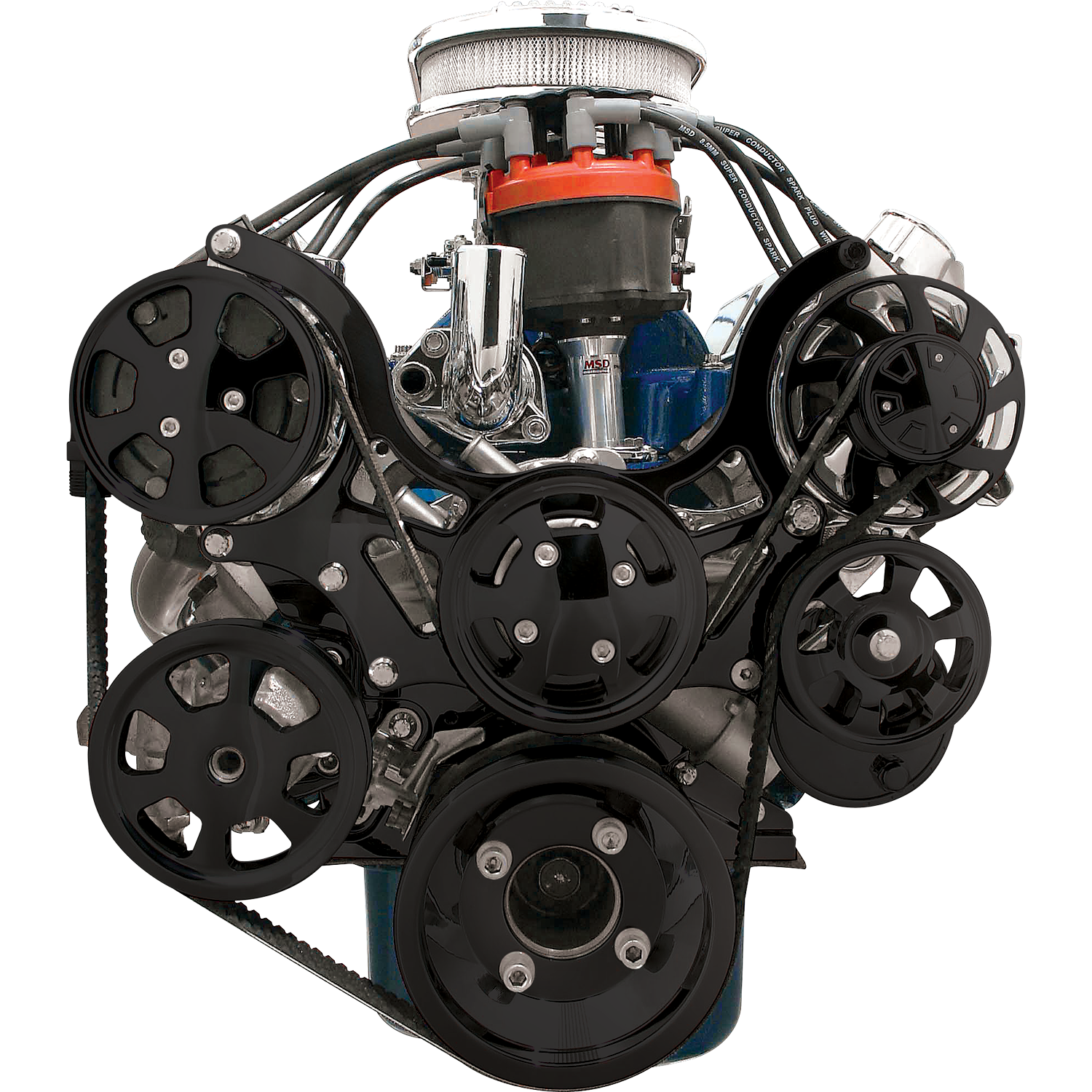 Billet Specialties Premium Tru Trac Serpentine System - Small Block Ford