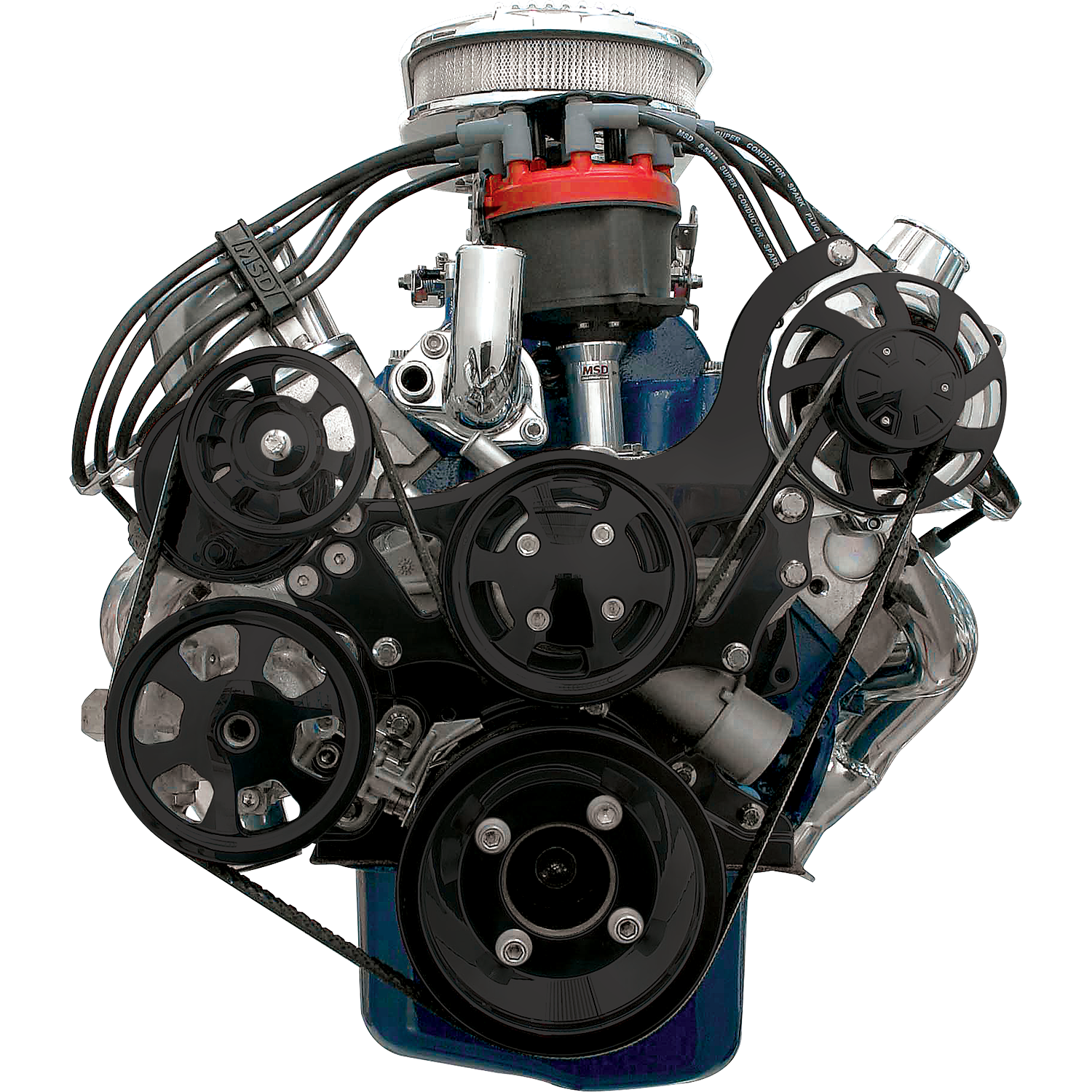 Billet Specialties Premium Tru Trac Serpentine System - Small Block Ford