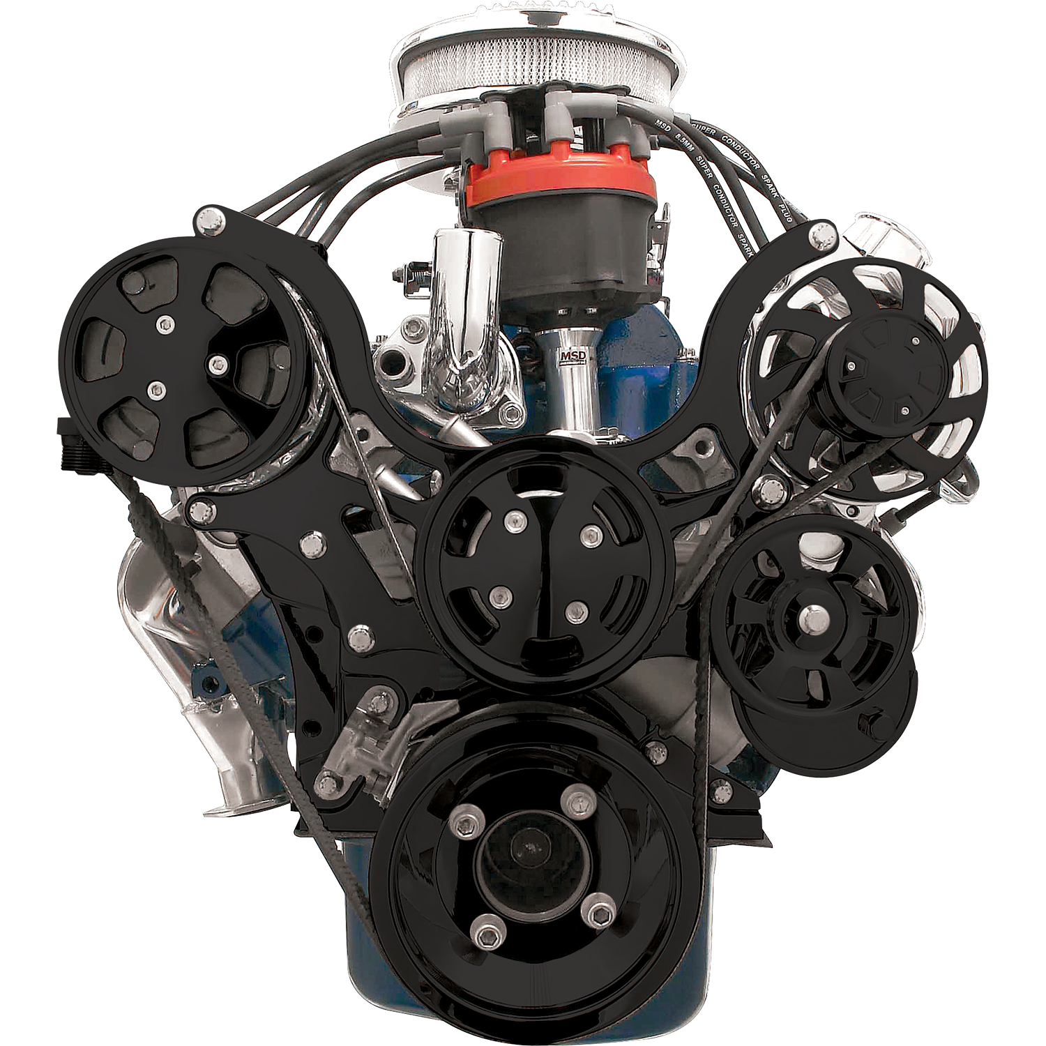 Billet Specialties Premium Tru Trac Serpentine System - Small Block Ford